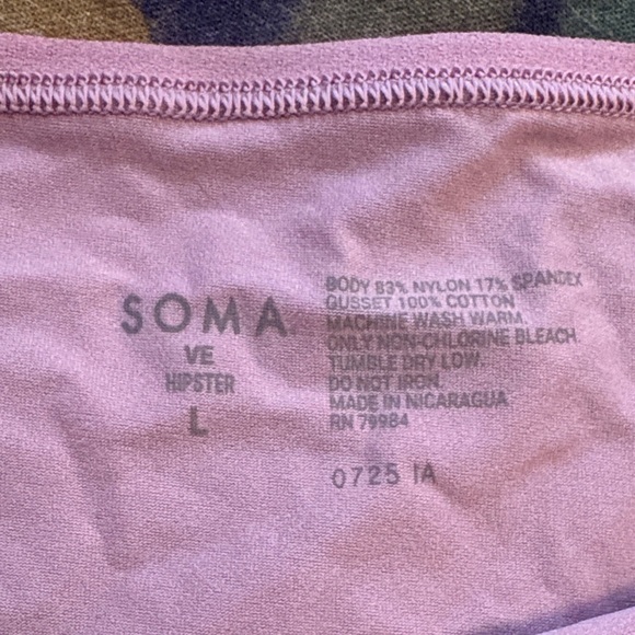Soma Women's hipster Panties Sz L - Picture 2 of 3